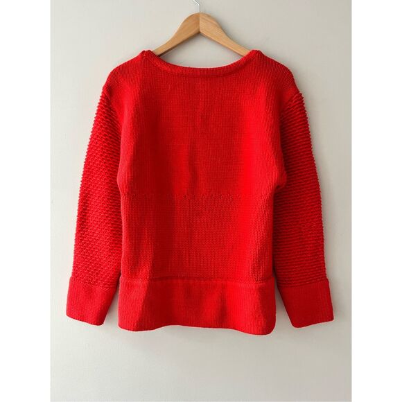 Helmut Lang Red Wool Sweater - Picture 2 of 5